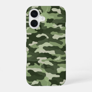 Green Camouflage iPhone 16 Case