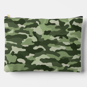 Green Camouflage Large Accessory Pouch