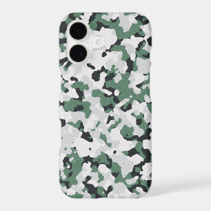 Green camouflage pattern