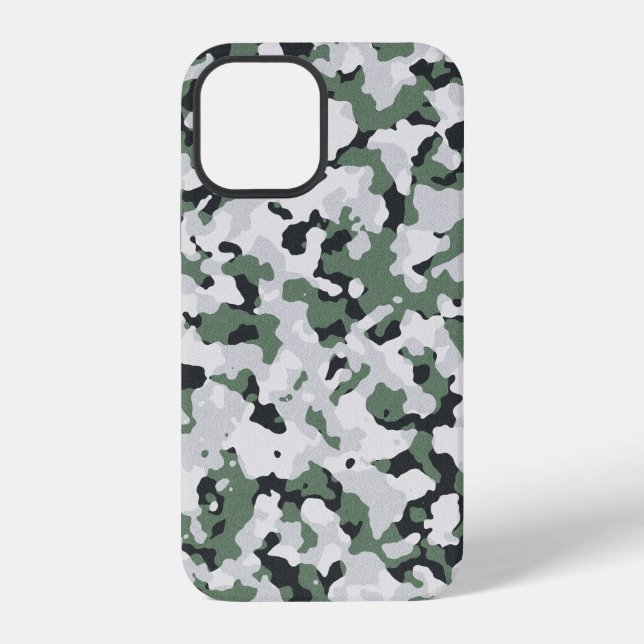 Green camouflage pattern Case-Mate iPhone case (Back)
