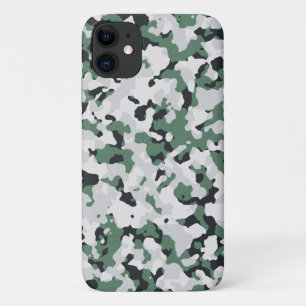 Green camouflage pattern Case-Mate iPhone case