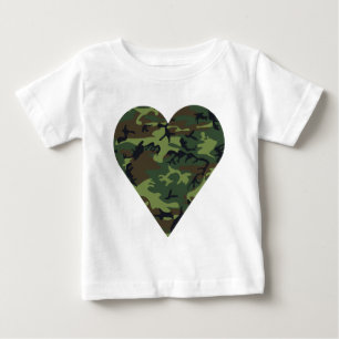 Green Camouflage Pattern, Military Pattern, Army Baby T-Shirt