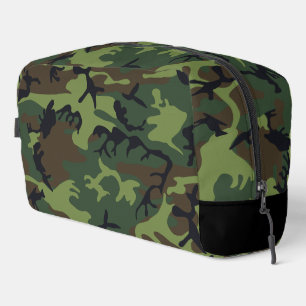 Green Camouflage Pattern, Military Pattern, Army Dopp Kit