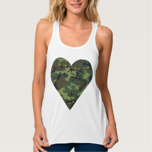 Green Camouflage Pattern, Military Pattern, Army Singlet
