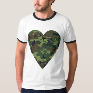 Green Camouflage Pattern, Military Pattern, Army T-Shirt