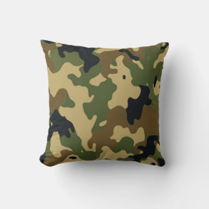 Green Camouflage Pattern – Tactical, Outdoors Cushion