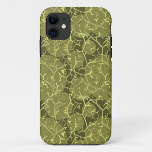 Green Camouflage Prickly Cactus Patterned Case-Mate iPhone Case