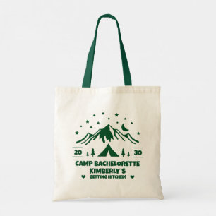 Green Camp Bachelorette Tote Bag