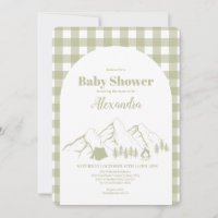Green Camping Baby Shower
