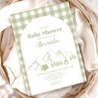 Green Camping Baby Shower