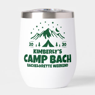 Green Camping Nature Bachelorette