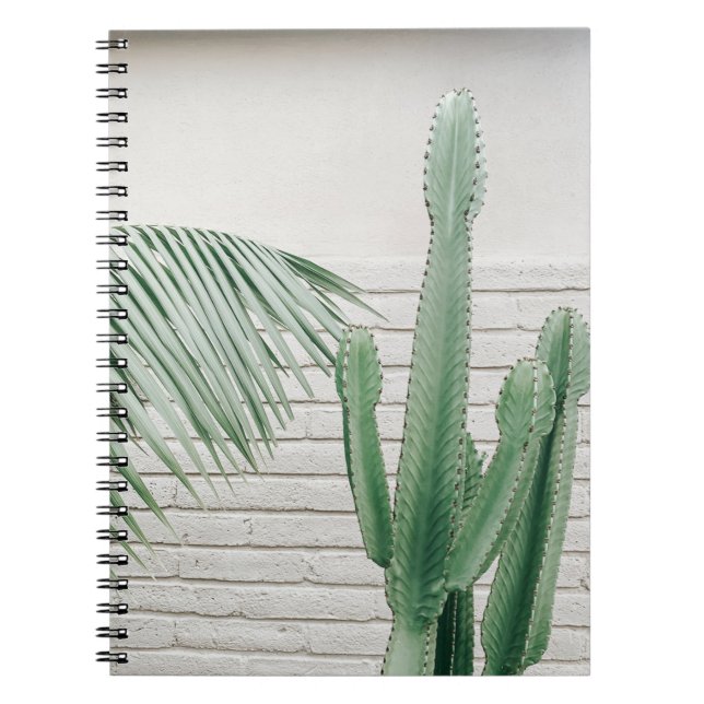 Green candelabra cactus notebook (Front)