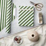 Green Candy Cane Stripes Merry Christmas    Wrapping Paper<br><div class="desc">Green Candy Cane Stripes Merry Christmas</div>