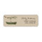 Green Canoe + Evergreen Branch Address Label