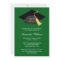 Green Cap and Tassel Graduation Announcement