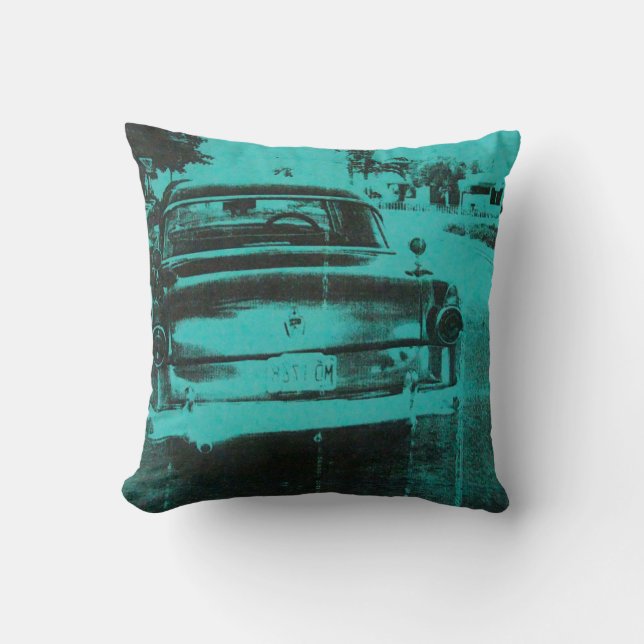 Green car cushion (Front)