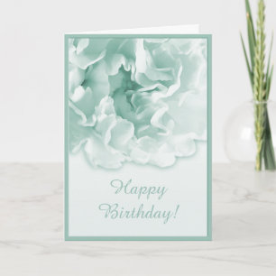 Green Carnation Card