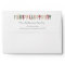 Green Casual Colourful Christmas Card Envelope