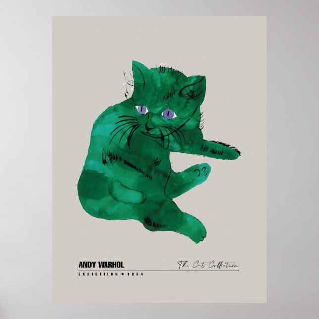 Green Cat Poster (Front)