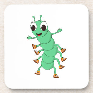 Green Caterpillar Coaster