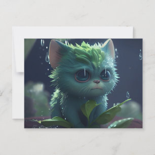 Green Cats Postcards