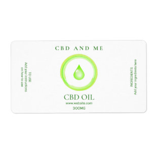 Green CBD Oil Labels