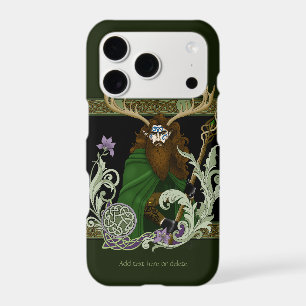 Green Celtic Antlers Man