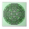 Green Celtic Cross Medallion