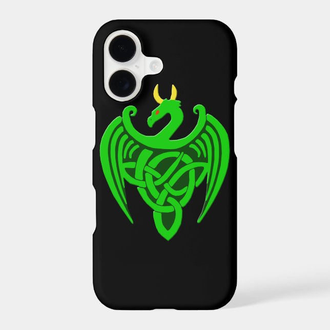Green Celtic Dragon iPhone 7/8 Case (Back)