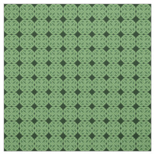 Green Celtic Irish Knot Fabric