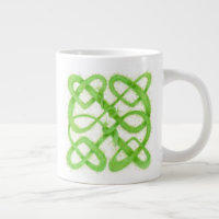 GREEN CELTIC KNOT Big Mug