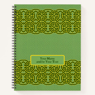 Green Celtic Notebook