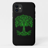 Green Celtic Tree Of Life