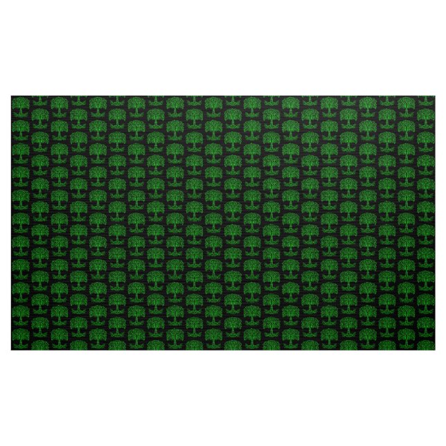 Green Celtic Tree Of Life Fabric (Yard)