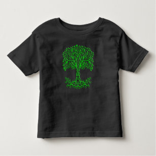 Green Celtic Tree Of Life Toddler T-Shirt