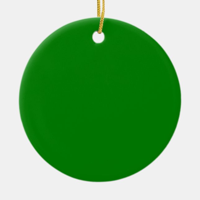 Green Ceramic Tree Decoration (Front)