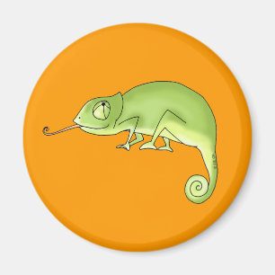 Green chameleon magnet
