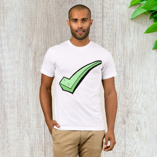 Green Check Mark Mens T-Shirt