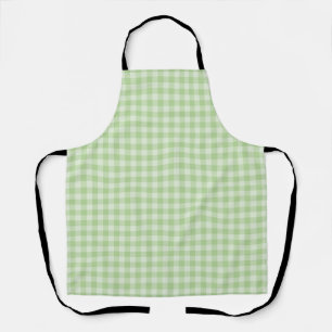 Green Checkerboard Pattern Apron