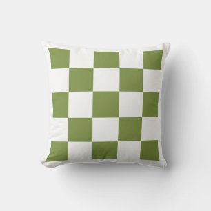 Green Checkered Cushion