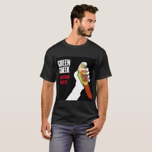 Green Cheek: Avian Idiot (American Dilute) T-Shirt