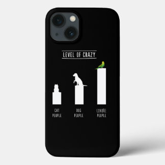 Green Cheek Conure Level Of Crazy Conure  iPhone 13 Case