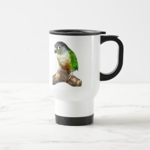 Green Cheek Conure Travel Mug