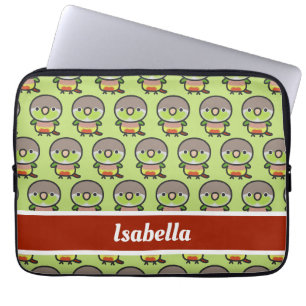 Green-cheeked parakeet / Pineapple Laptop Sleeve