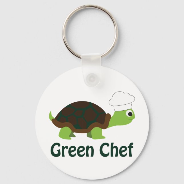 Green Chef Key Ring (Front)