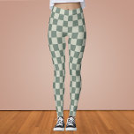 Green Chequerboard Leggings<br><div class="desc">Green Chequerboard</div>