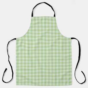 Green Chequerboard Pattern Apron
