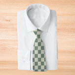 Green Chequerboard Tie<br><div class="desc">Green Chequerboard</div>