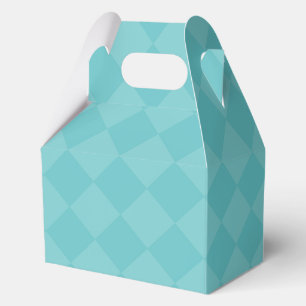 Green Chequered Party Favour Box