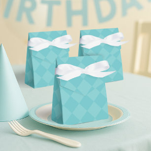 Green Chequered Party Favour Box